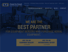 Tablet Screenshot of c2cequip.com